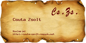 Csuta Zsolt névjegykártya